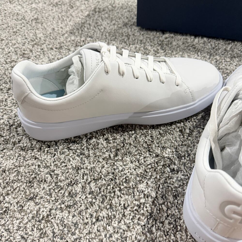 New in Box, Cole Haan White Grand Crosscourt Traveler Sneaker, Women's Size 10 - Picture 7 of 8